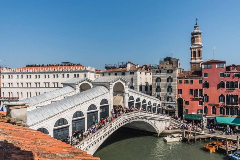 Rialto Apartment With Canal Grande View 베니스 외부 사진